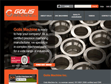 Tablet Screenshot of golis.com